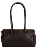 Forty degrees Handtasche Morvina echt Leder in dunkelbraun