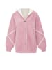 Poomi Damen Strickjacke in Dunkelrosa