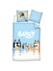 COFI 1453 Bluey 2-teiliges Bettwäsche-Set für Kinder – Decken- und Kissenbezug in Blau