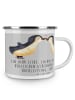 Mr. & Mrs. Panda Becher Emaille 1. Hochzeitstag Papierhochzeit m... in Heather Grey