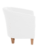 58 aufm Kessel SESSEL Karine Bezug Veloursstoff Buche natur / creme