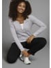 FLASHLIGHTS 2-in-1-Langarmshirt in grau-meliert