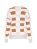 Swirly Women Sweater in Grey Multicolor