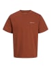 Jack & Jones T-Shirt 'PAROS EASTER' in braun