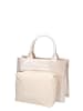 Marc Ellis Handbag in WHITE AND LIGHT GOLD