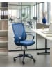 Beliani Professioneller Bürostuhl LUMA in Blau - (W) 60 x (H) 98 x (L) 60 cm