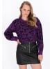 myMo ROCKS Women Sweater in purple black