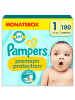 Pampers Pampers Premium Protection Größe 1, 180 Windeln, 2kg - 5kg