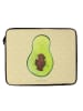 Mr. & Mrs. Panda Laptop Case Avocado Kern ohne Spruch in Gelb Pastell