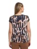 Betty Barclay Printshirt mit Tunnelzug in Dark Blue/Rosé