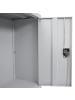 MCW Aktenschrank O50 mit Rollen, Hellgrau