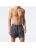 Schiesser Webboxershorts 2er Pack in Navy-Gestreift