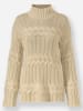Heine Stehkragenpullover in sand