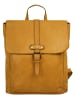 Samantha Look Rucksack echt Leder in gelb