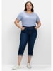 sheego Caprijeans in blue Denim