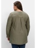 sheego Shirtbluse in khaki