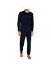 Emporio Armani Pyjama lang in Dunkelblau