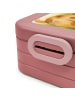Mr. & Mrs. Panda MEPAL Bentobox Hund Marienkäfer Design mit Spruch in Rot Pastell