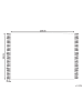 Beliani Geflochtener Teppich BADEMLI in Grün/Weiß - (W) 160 x (H) 1 x (L) 230 cm