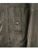JILANI Lederjacke Lammnappa in Khaki