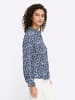 Heine Druckbluse in marine-ecru-bedruckt