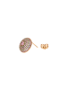 NAEMI Women Earrings in Rose Gold Pink Multicolor