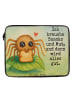 Mr. & Mrs. Panda Notebook Tasche Spinne Agathe Sandwich Design m... in Weiß