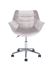 Beliani Bürostuhl LABELLE in Grau - (W) 62 x (H) 83 x (L) 62 cm