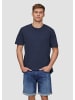 QS T-Shirt kurzarm in Blau