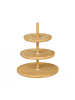 relaxdays Etagere in Natur - (H)25 x Ø30 cm