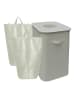 relaxdays Pfandflaschen-Sammelbehälter in Beige - 100 l