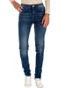 Cipo & Baxx Damen Slim Fit Jeans Stonewashed in Blue
