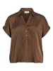 Vila VIENNA RAVENNA S/S TOP in Coffee Bean