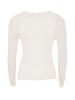 Sookie Damen Strickpullover in Wollweiss