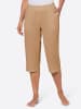 Sieh an! Capri-Freizeithose in camel