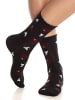 Pussy Deluxe Socken Cherry Logos & Cats 3 Pack Socks in mehrfarbig