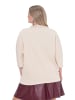 MIAMODA Jacquard-Pullover in offwhite