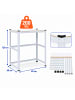 relaxdays Waschmaschinenregal in Weiß - (B)90 x (H)120 x (T)60 cm