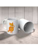 Mr. & Mrs. Panda Kaffeetasse Fuchs Lord ohne Spruch in Weiß
