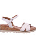 Tamaris Keilsandalette in weiß