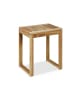 relaxdays Hocker Holz in Natur - (B)40 x (H)46 x (T)30 cm