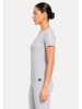 SMILODOX LEO T-Shirt Velvara in Grau Leo