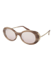 Max Mara Frauen Sonnenbrille Oval Beige