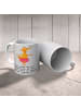 Mr. & Mrs. Panda Geschenktasse Tanzen Trainerin Herz mit Spruch in Grau Pastell