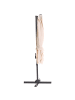 Beliani Ampelschirm MONZA in Beige/Schwarz - (W) 238 x (H) 257 x (L) 238 cm
