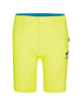 Trollkids Softshell Shorts "Haugesund" in Limegelb/Petrolblau