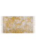 Beliani Orientalisch BOYALI in Gelb/Beige - (W) 80 x (H) 4 x (L) 150 cm