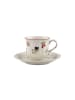Villeroy & Boch Kaffeetasse mit Untertasse Petite Fleur 120 ml in bunt
