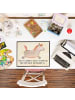 Mr. & Mrs. Panda Schreibtischunterlage Pferd Springen mit Spruch in Vintage