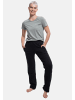 hajo Freizeit / Jogginghose Basic in Schwarz